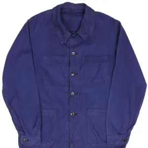 VINTAGE FRENCH WORK WEAR JACKET 1960S SIZE SMALL