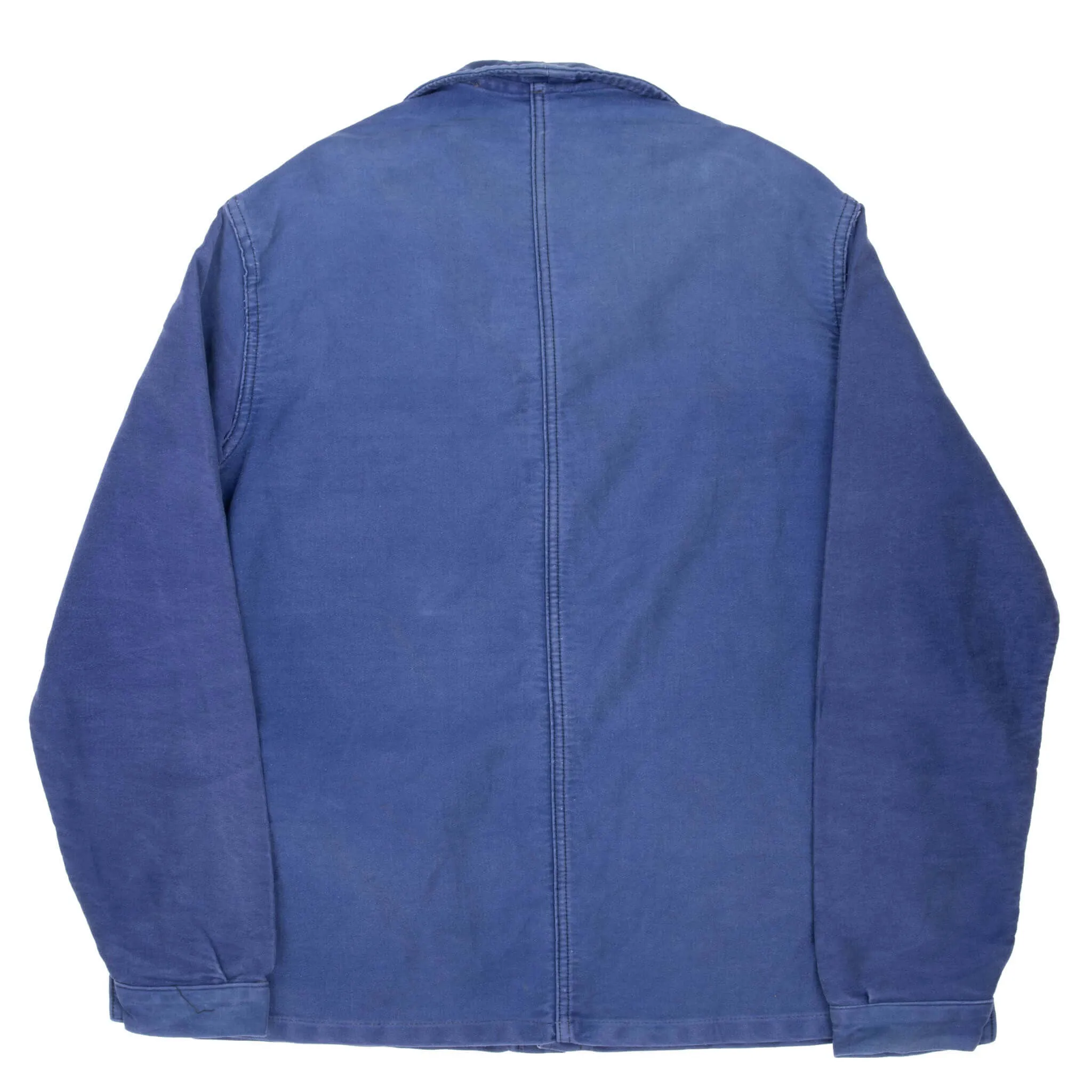 VINTAGE FRENCH WORKWEAR MONT ST MICHEL MOLESKIN JACKET 1960S MEDIUM MADE IN FRANCE