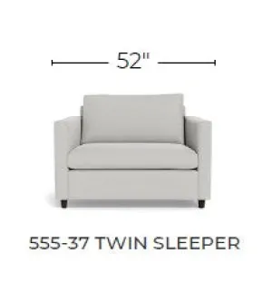 Wallace 52" Untufted Twin Sleeper Chair