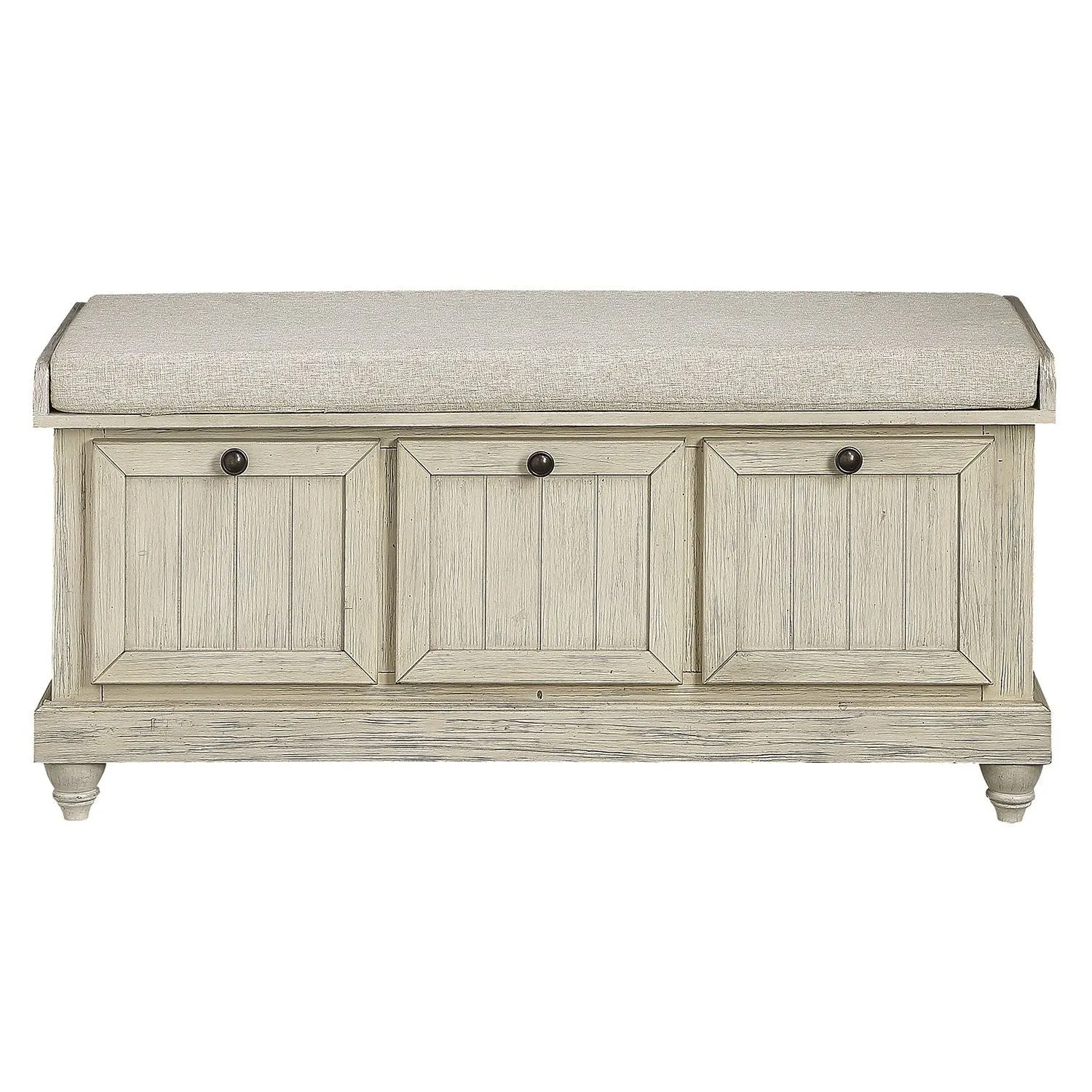 Woodwell Bench - Antique White